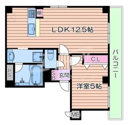 ゼクス鴫野東の物件間取画像